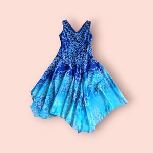 Rabbit rabbit rabbit blue aqua mermaid dress boho